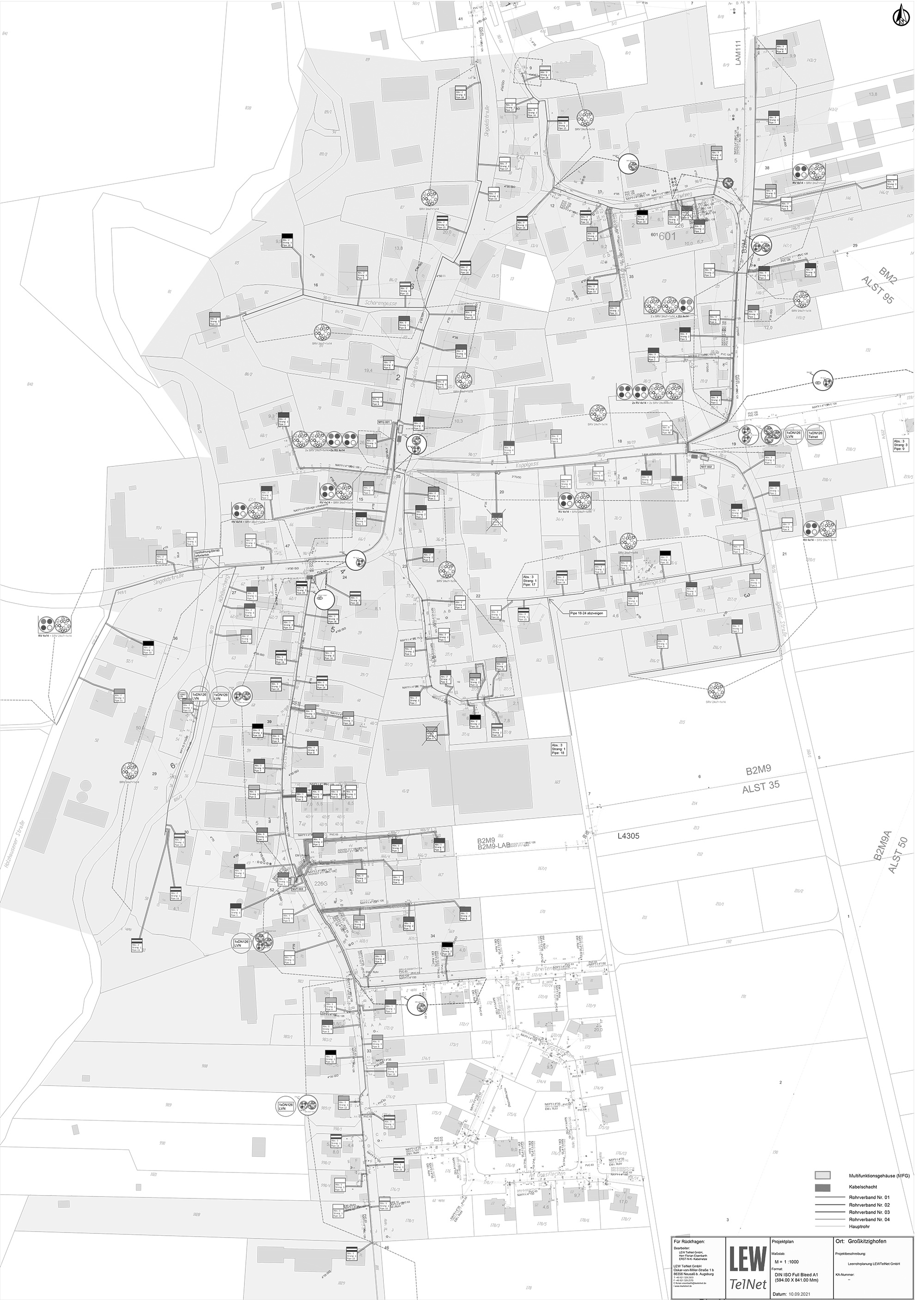 Karte Kabelverlegung Karte Kabelverlegung